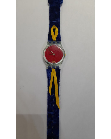 Swatch Olympic Games Atlanta 1996 Cord On Blue LG114